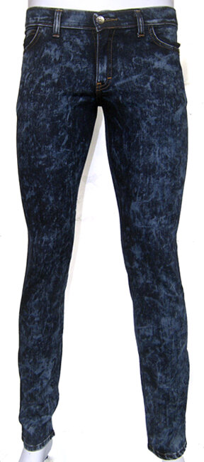 PANTALON AZUL OSCURO DESGASTADO